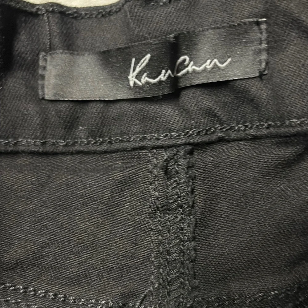 NWT KanCan Black Distressed Jean Shorts - Picture 9 of 11
